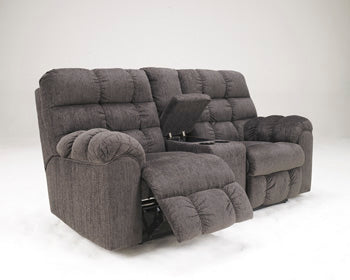 Acieona Reclining Loveseat with Console