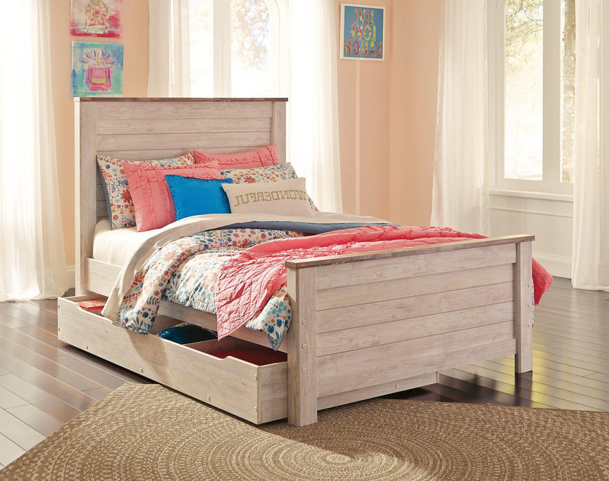 Willowton Bed with 2 Storage Drawers