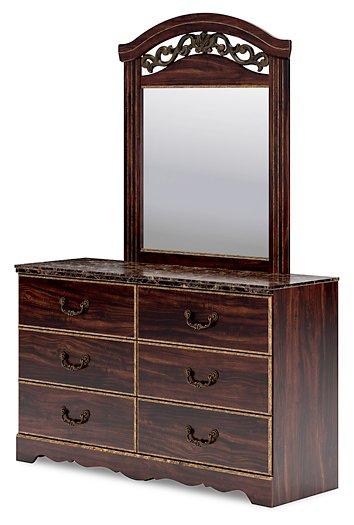 Glosmount Dresser and Mirror