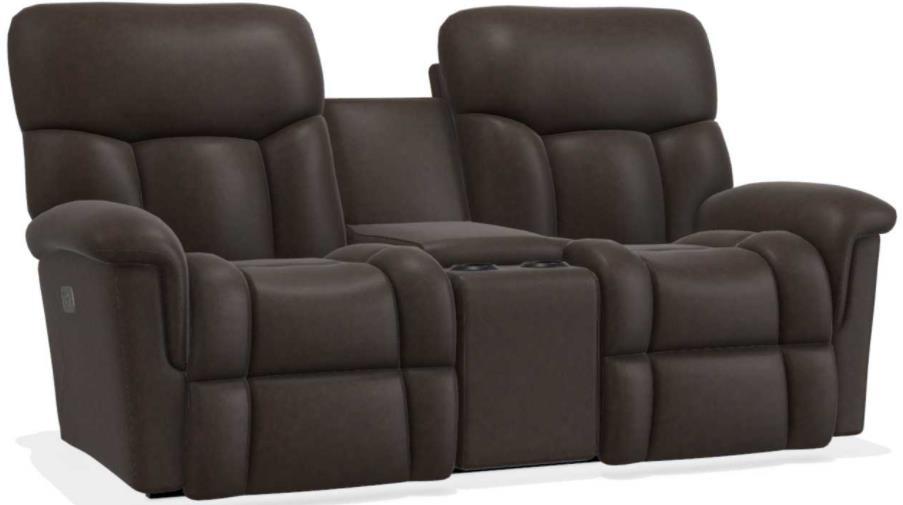 La-Z-Boy Mateo Chocolate Power Wall Reclining Loveseat image