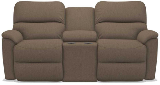 La-Z-Boy Brooks Java Power Reclining Loveseat with Headrest and Console image