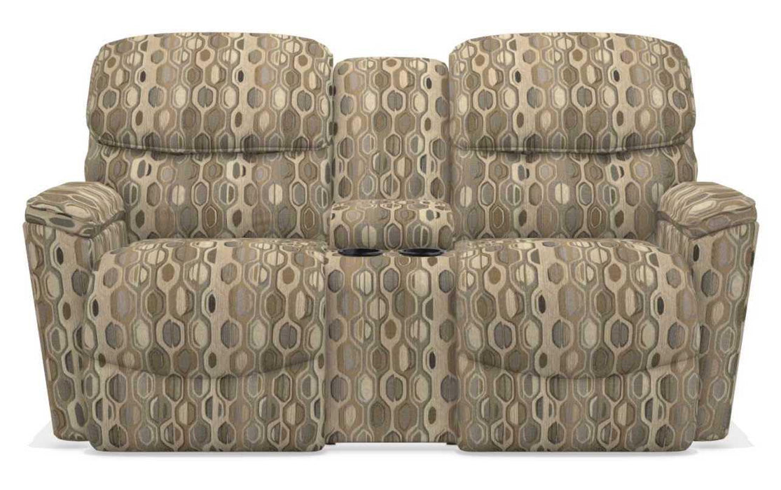 La-Z-Boy Kipling Flax Power Reclining Loveseat With Console image