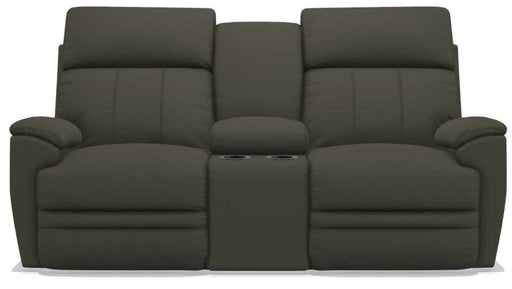 La-Z-Boy Talladega Charcoal Power Reclining Loveseat with Console image