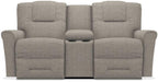 La-Z-Boy Easton Pewter Power Reclining Loveseat with Headrest And Console image