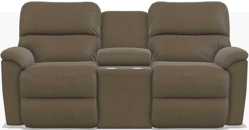 La-Z-Boy Brooks Marble Reclining Loveseat With Console image
