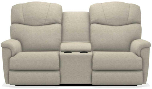 La-Z-Boy Lancer Sand Power Reclining Loveseat with Headrest and Console image