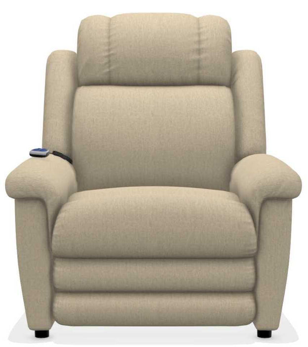 La-Z-Boy Clayton Toast Gold Power Lift Recliner with Massage and Heat image