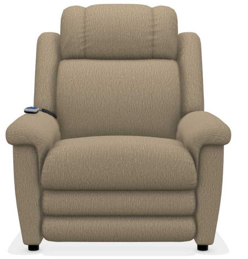La-Z-Boy Clayton Driftwood Gold Power Lift Recliner with Massage and Heat image
