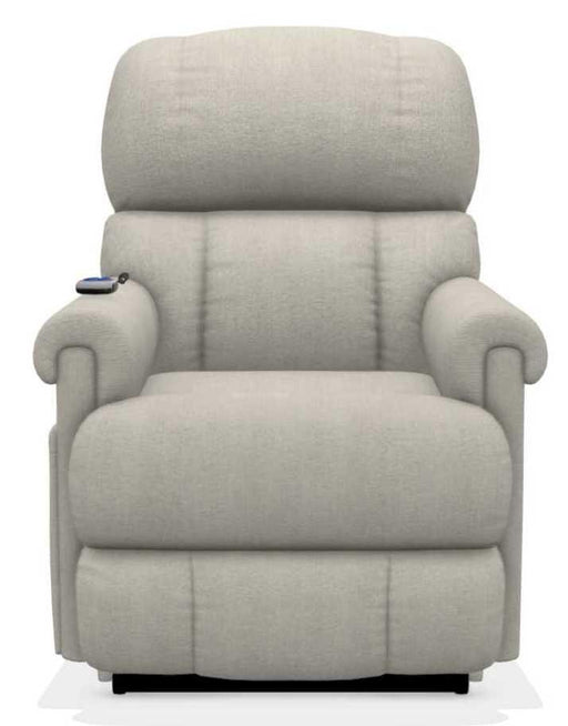 La-Z-Boy Pinnacle Platinum Pearl Power Lift Recliner with Headrest and Lumbar image