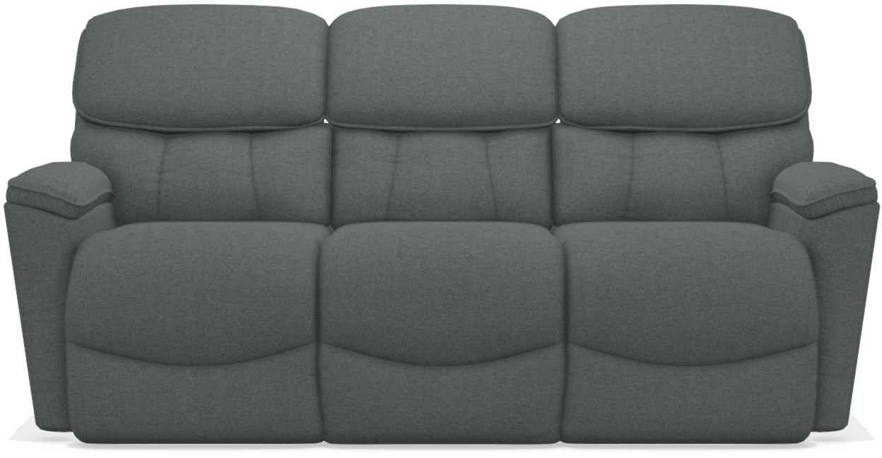 La-Z-Boy Kipling Grey Power Reclining Sofa with Headrest image